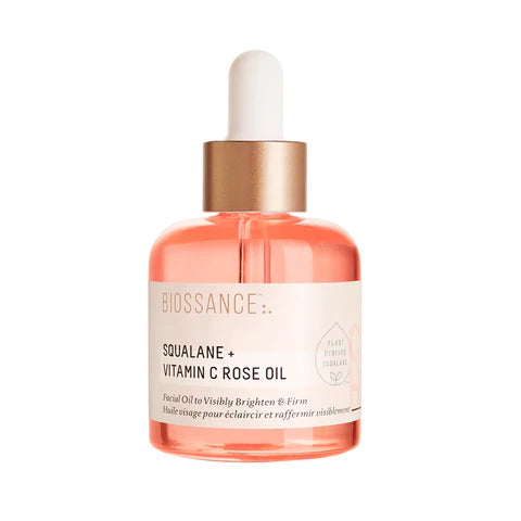 BIOSSANCE – Squalane + Vitamin C Rose Oil – FULL SIZE