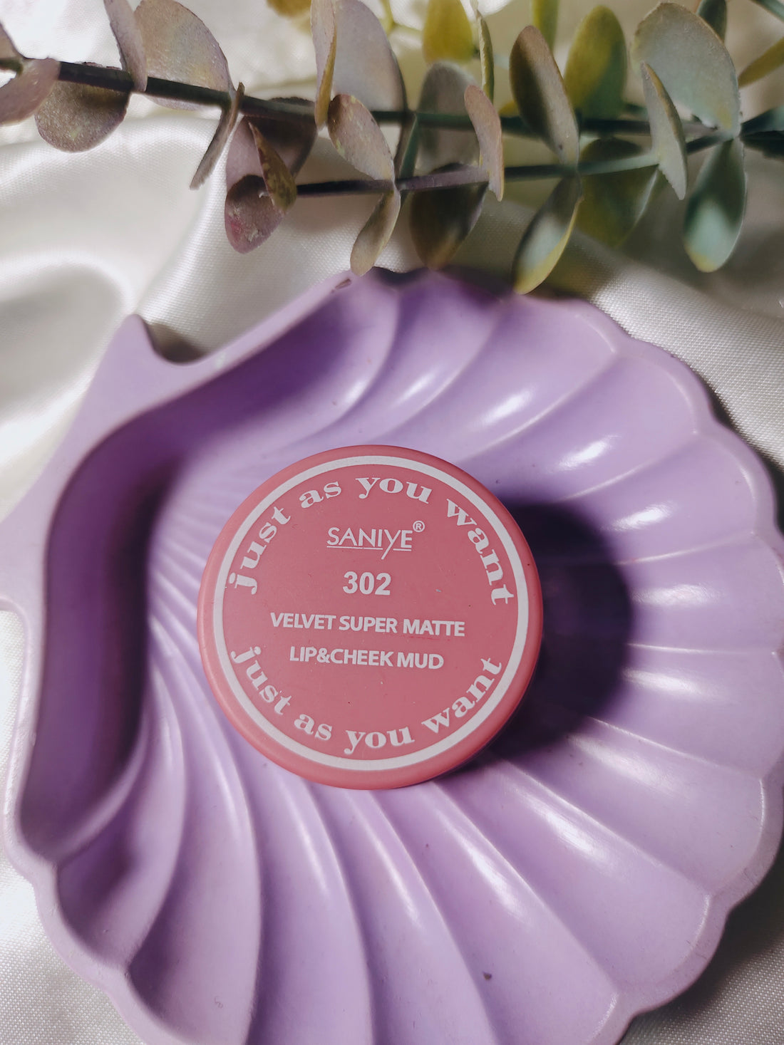 Saniye lip and cheek mud(Velvet super matte)