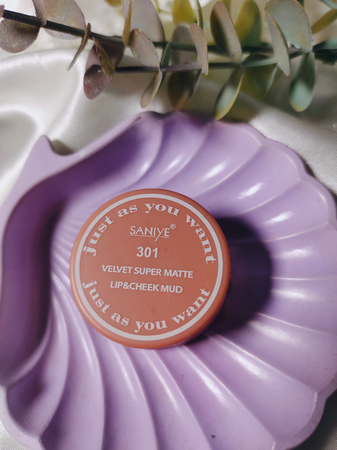 Saniye lip and cheek mud(Velvet super matte)