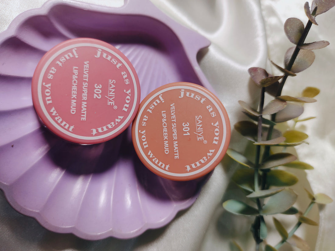 Saniye lip and cheek mud(Velvet super matte)