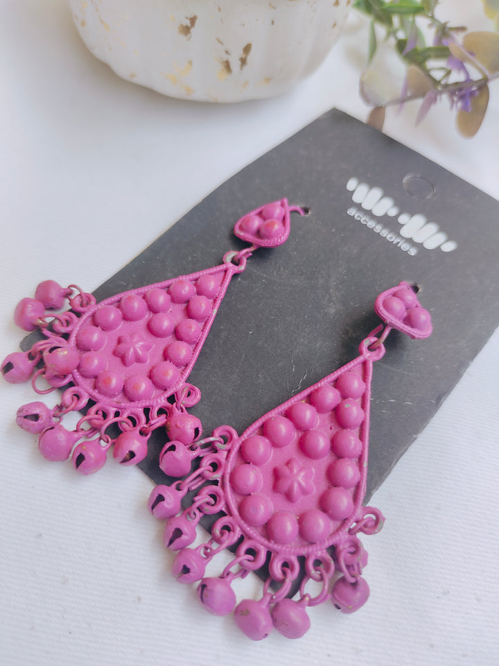 Khaddi pink earrings