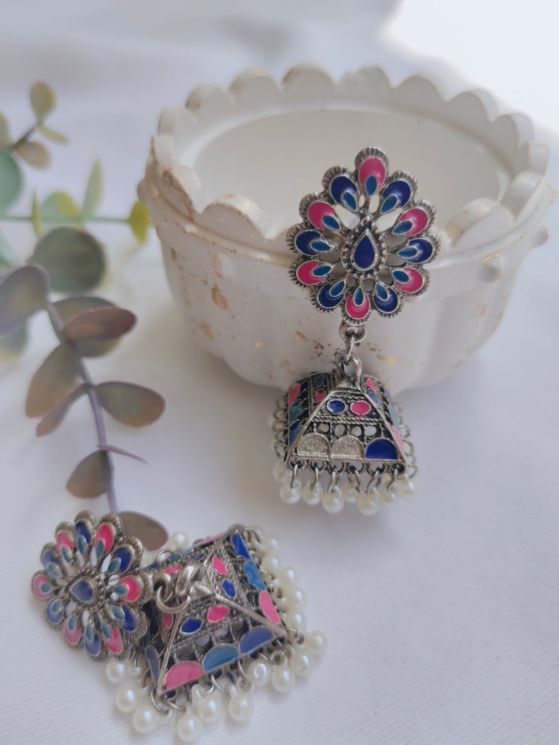 Khaddi beautiful jhumkas