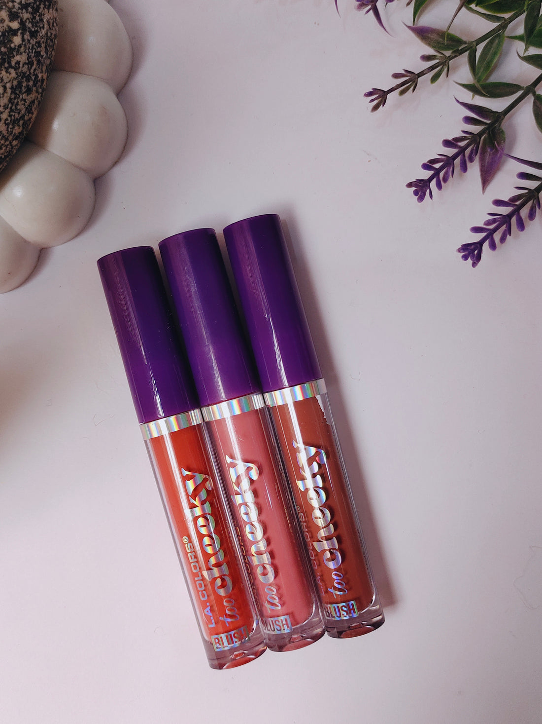 L.A Colour too Cheeky blush set of three blushes