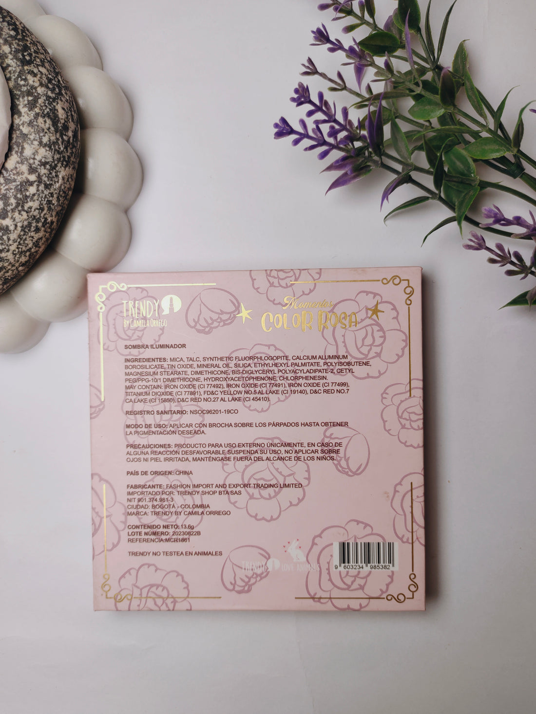 trendy color rosa pallet