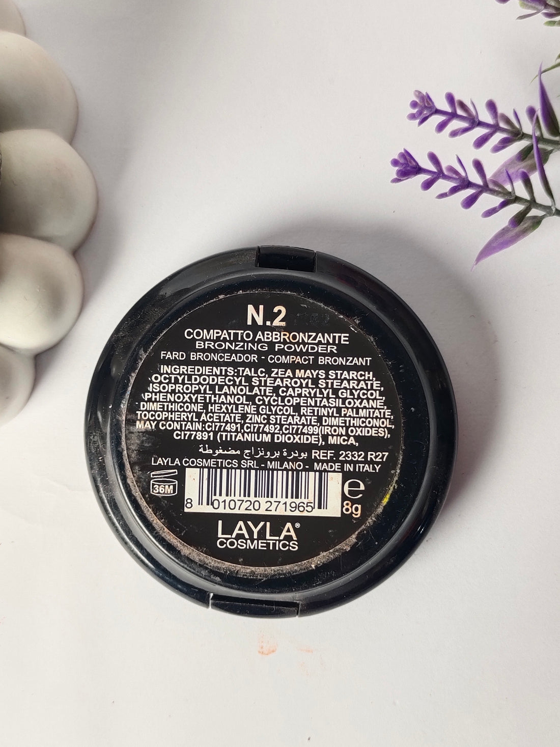 Layla cosmetics bronzer N2 shade