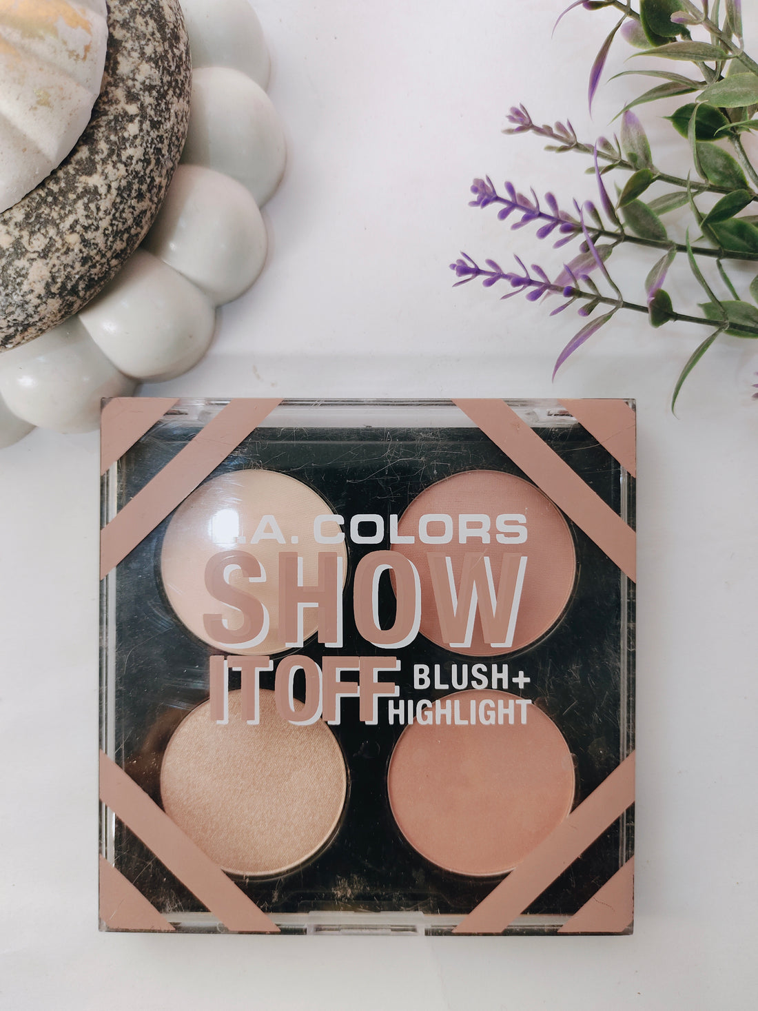 L.A color Show it off blush and highlighter