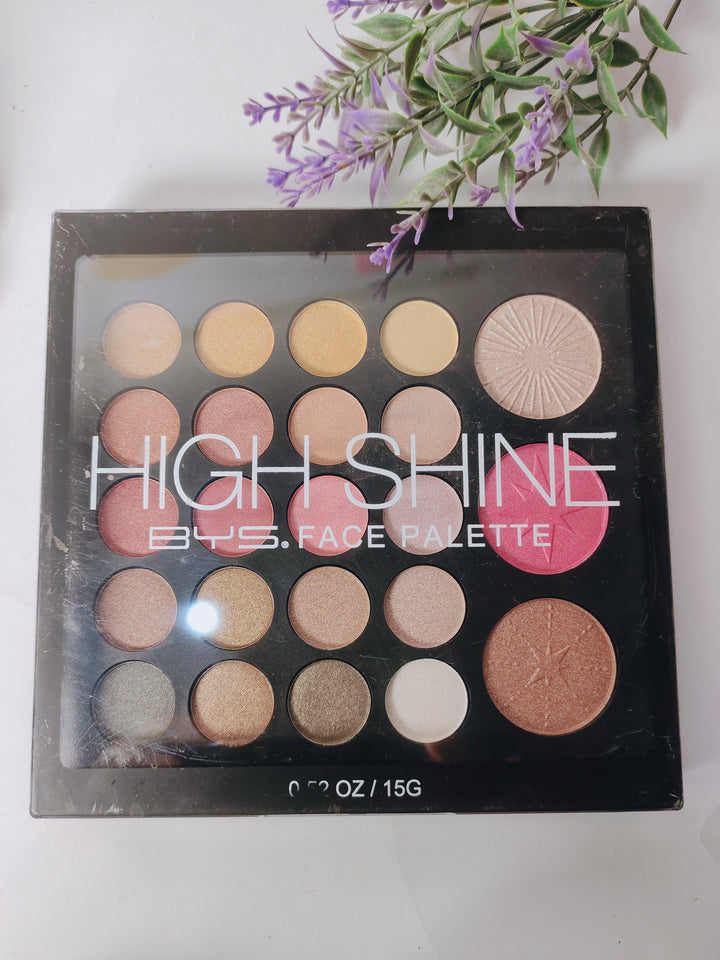 Bys high shine eyeshadow and blush pallete