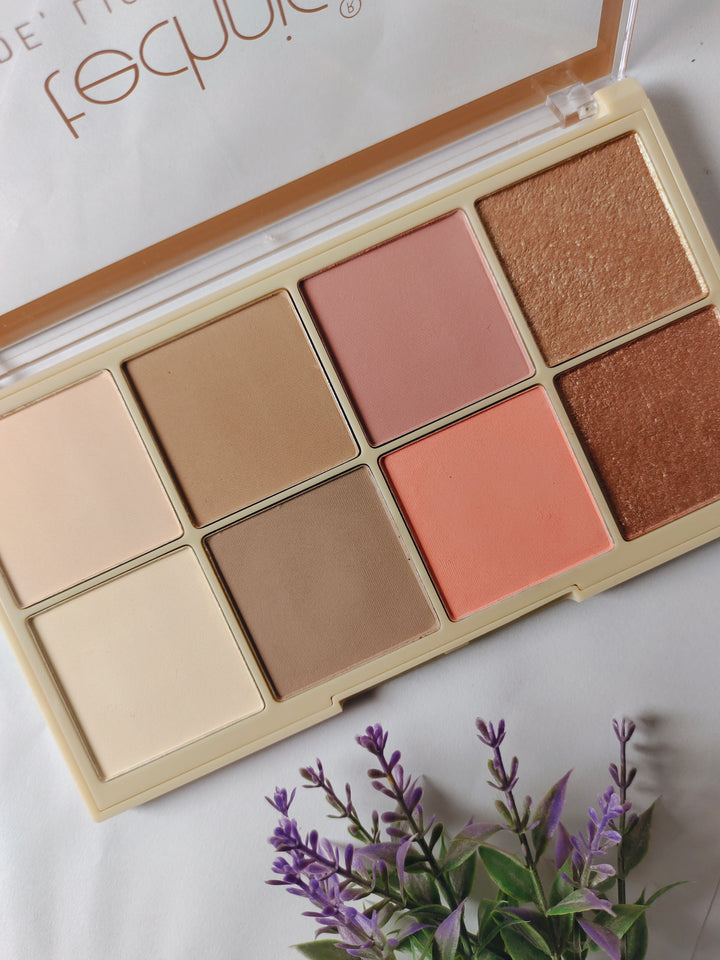 Technic Shade, Light & Bright Contour, Blush and Highlight Palette