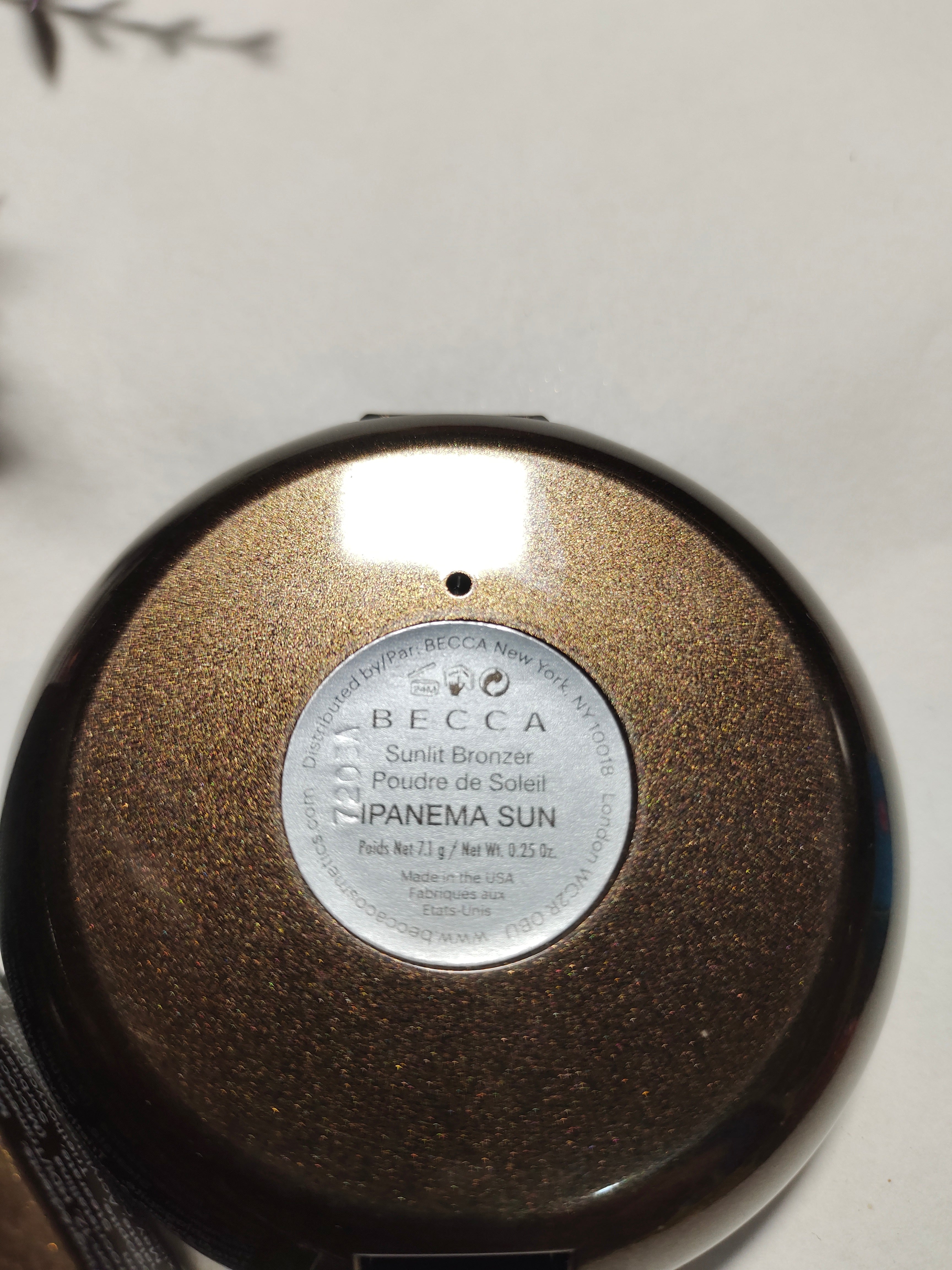Becca bronzer ipanema sun shade