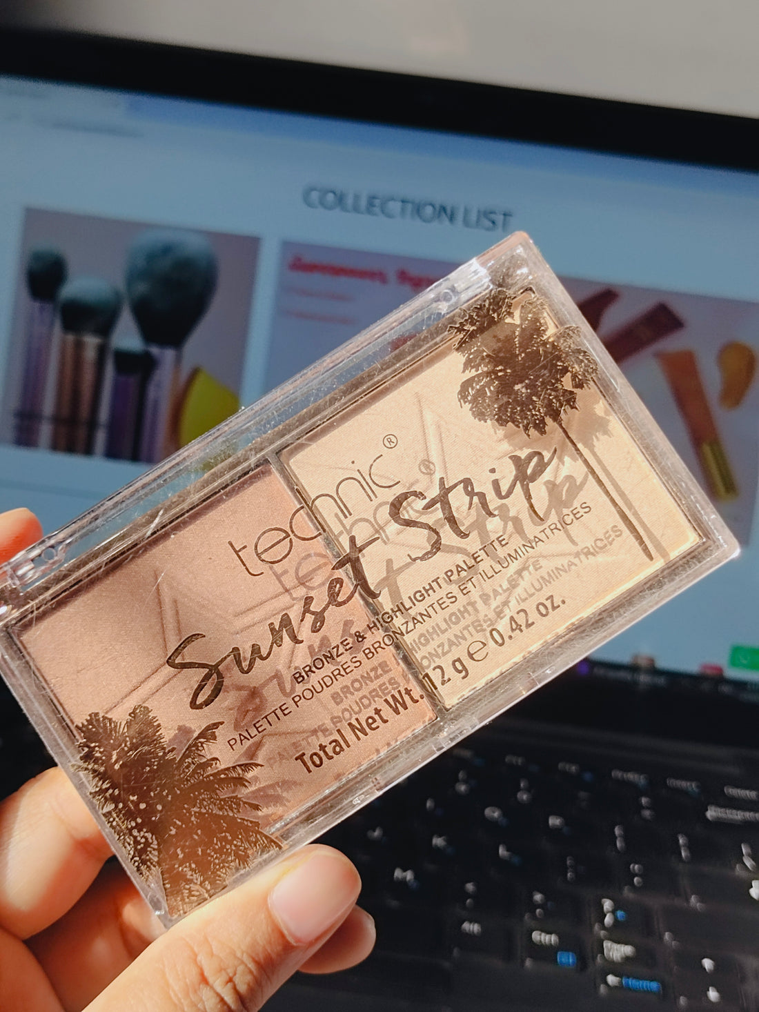 Technic bronzing and highlighter pallet