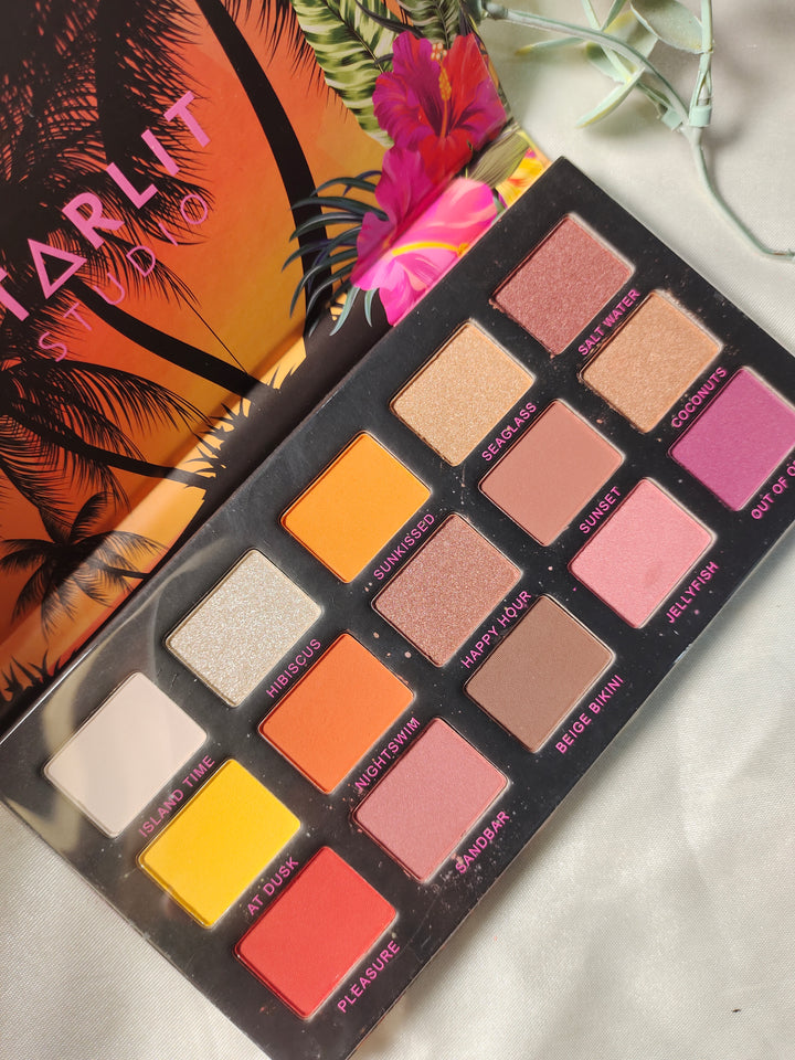 Starlit tropical paradise pressed powder pallet