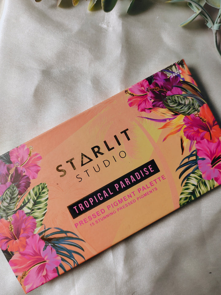 Starlit tropical paradise pressed powder pallet
