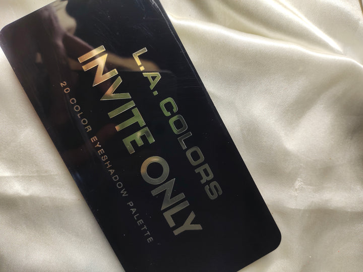 L.A colors invite only eyeshadow palette