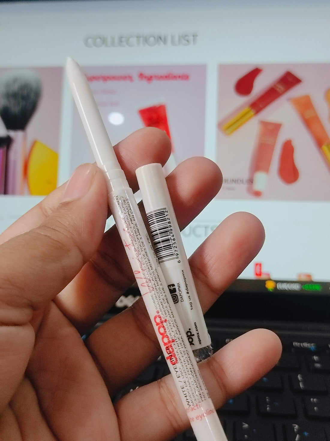 Dapop white eyeliner pencil