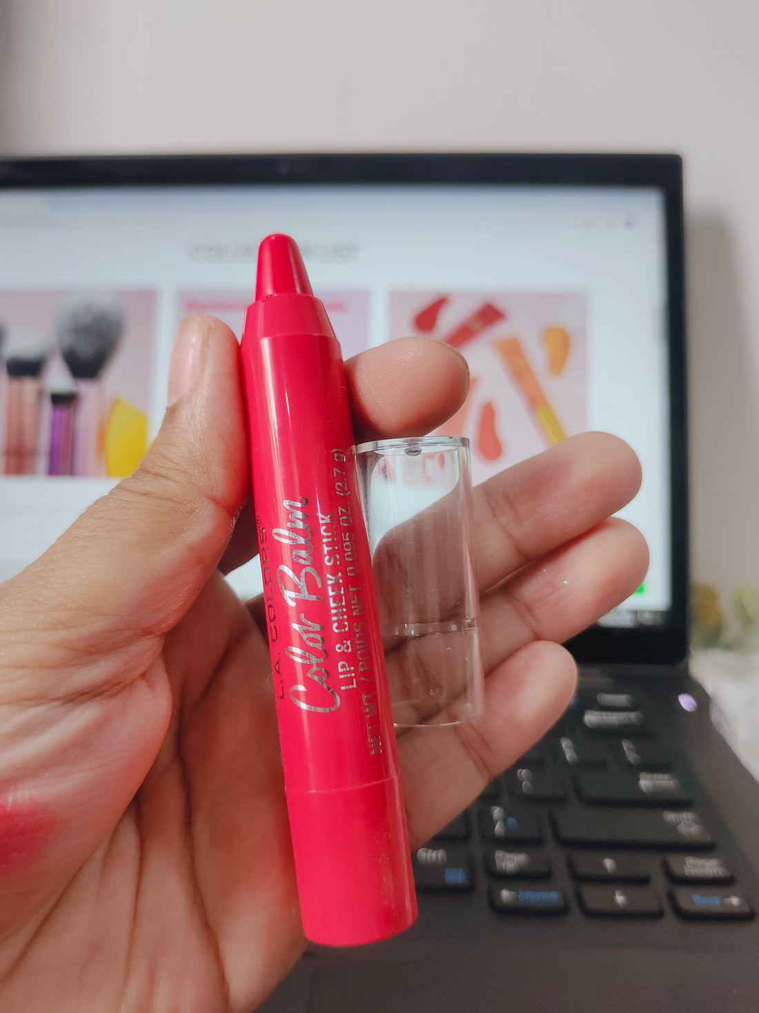 L.A colour lip and cheeks balm shade(poppy)