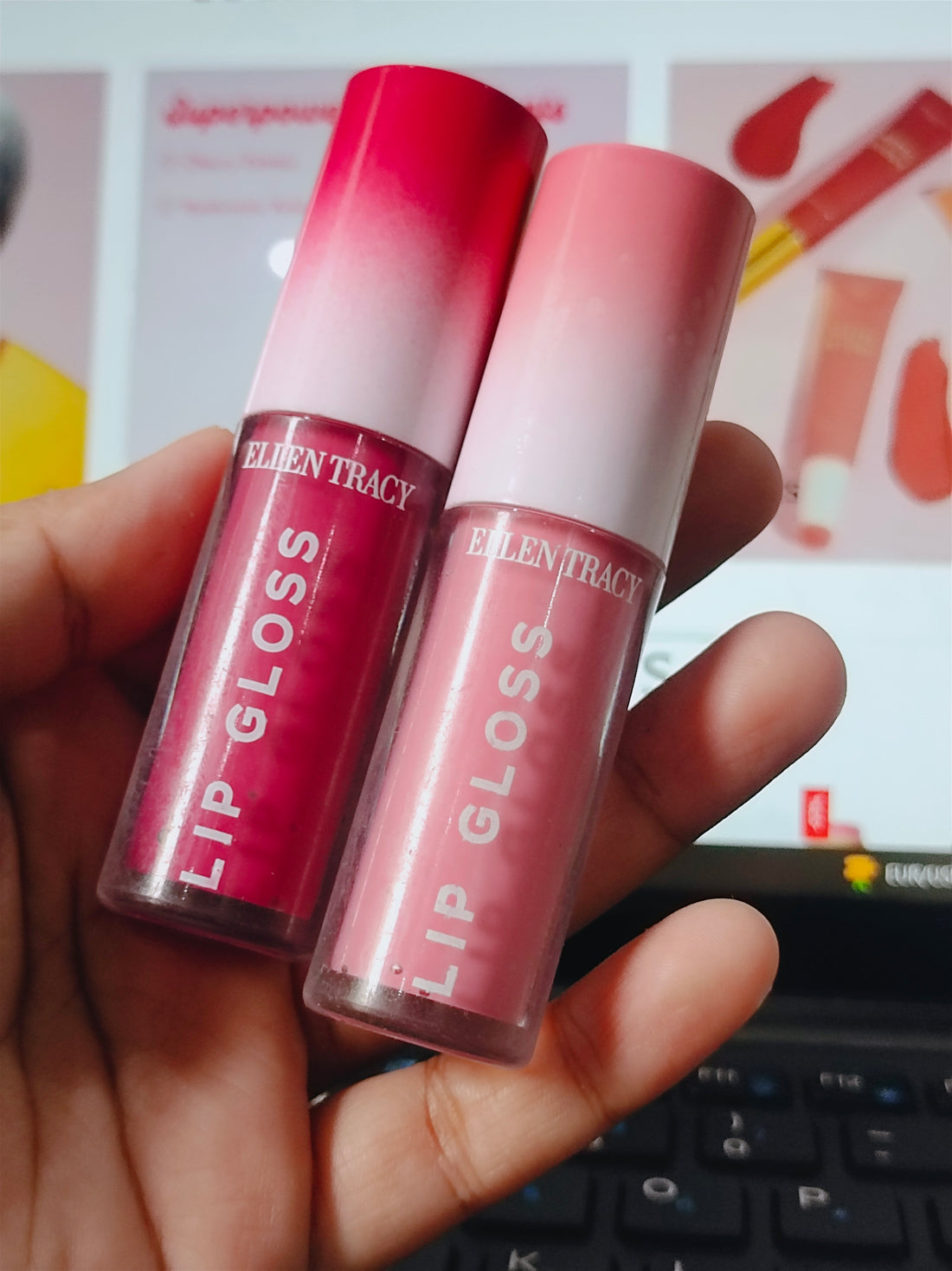 Ellen tracy glosses set of two
