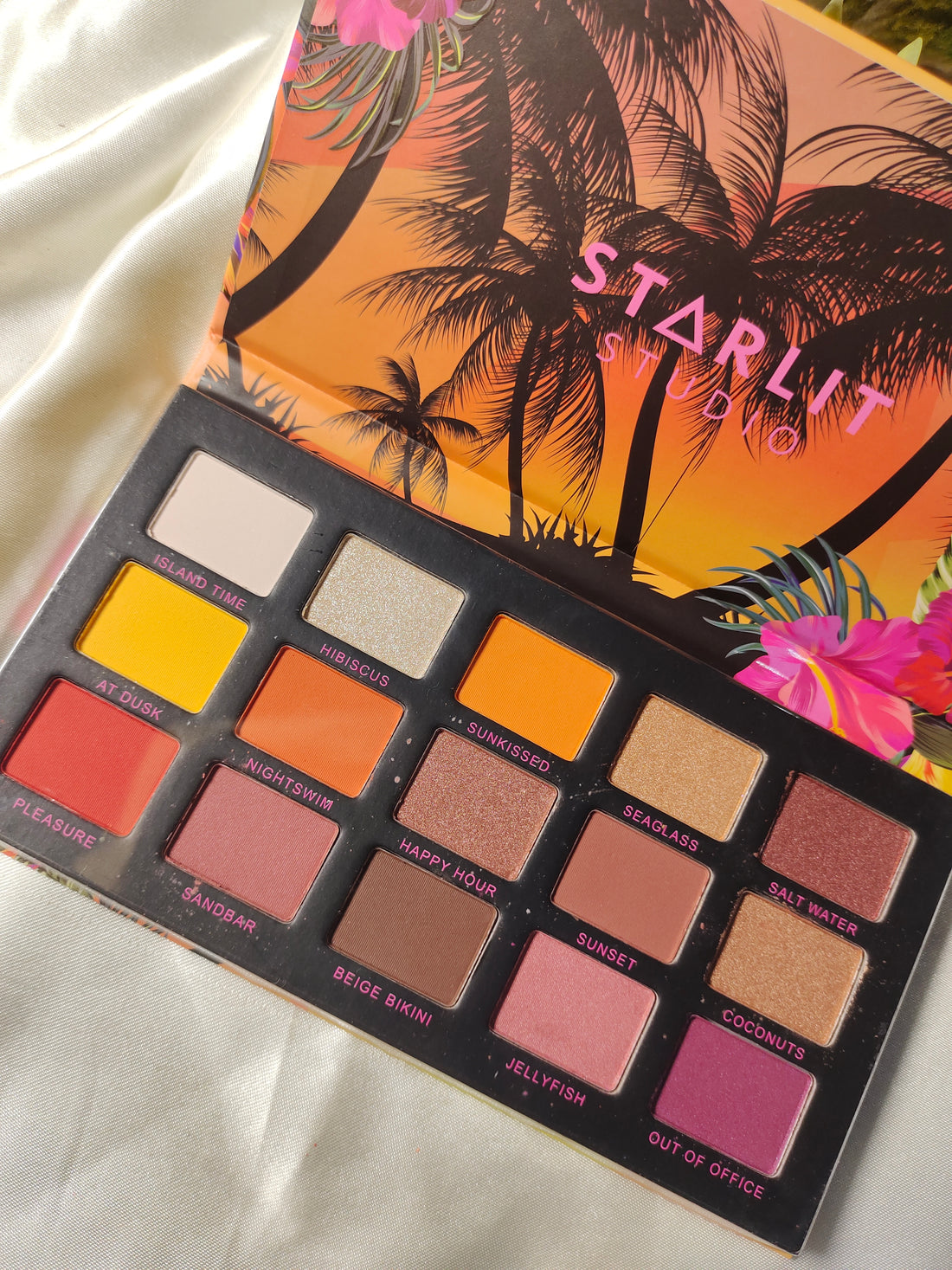 Starlit tropical paradise pressed powder pallet