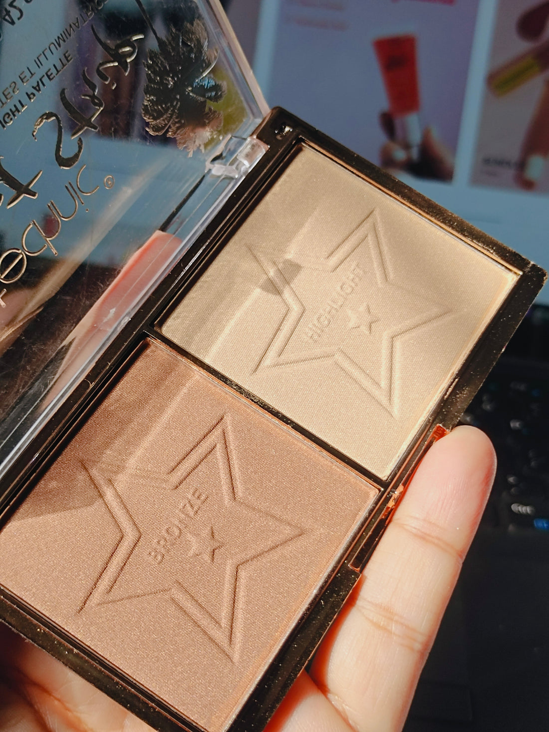 Technic bronzing and highlighter pallet